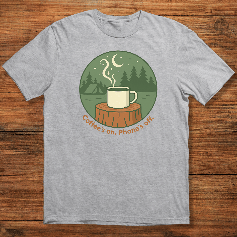 Coffee’s On. Phone’s Off T-shirt
