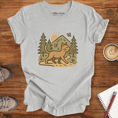 Forest Path Cat Walk T-shirt