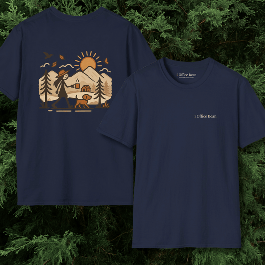 Brew and Roam Female Backprint T-Shirt