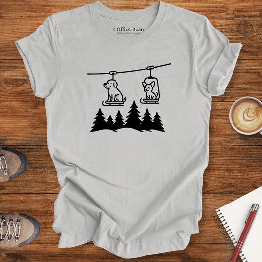 Mountain Ski Dogs T-shirt