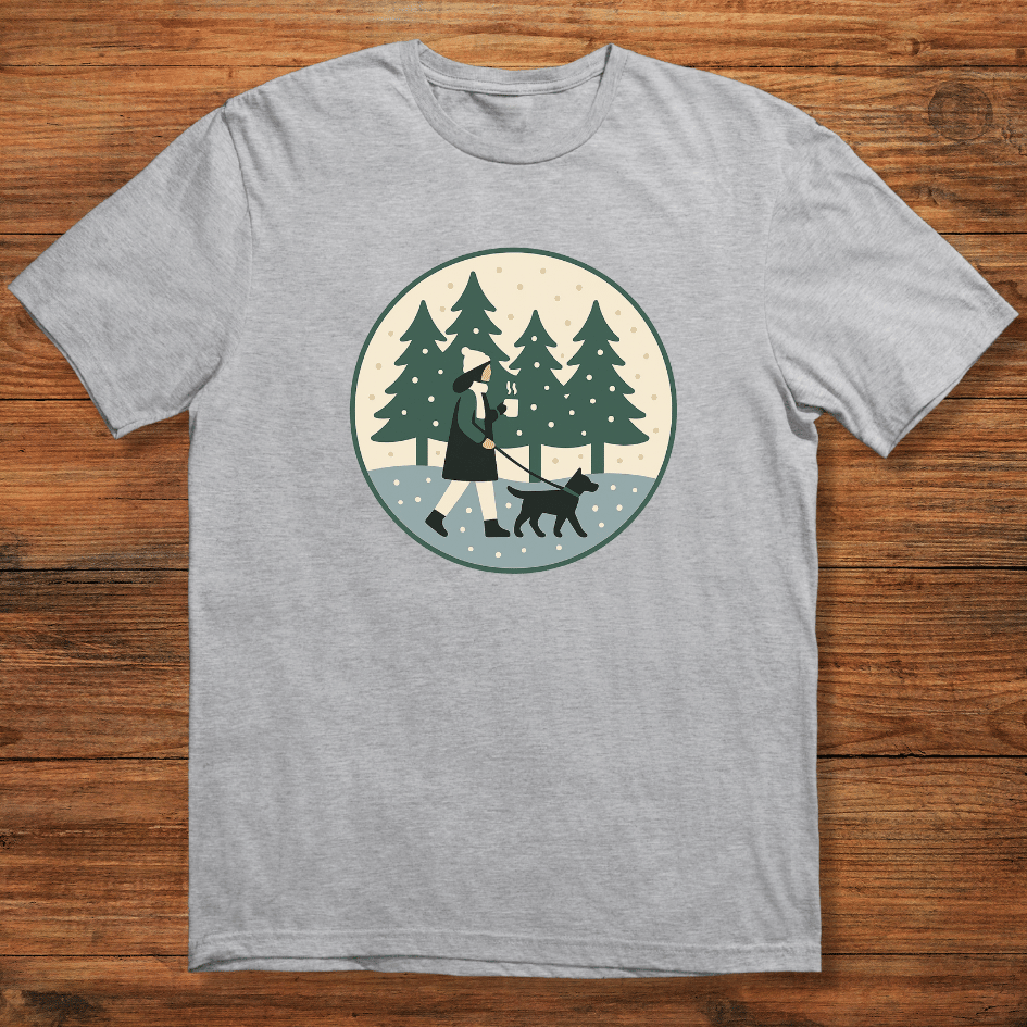 Winter Walks & Warm Sips T-shirt