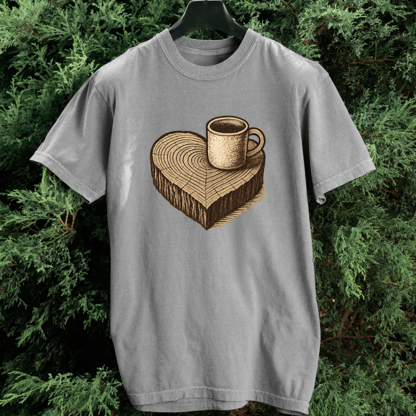Heart Wood Coffee T-shirt