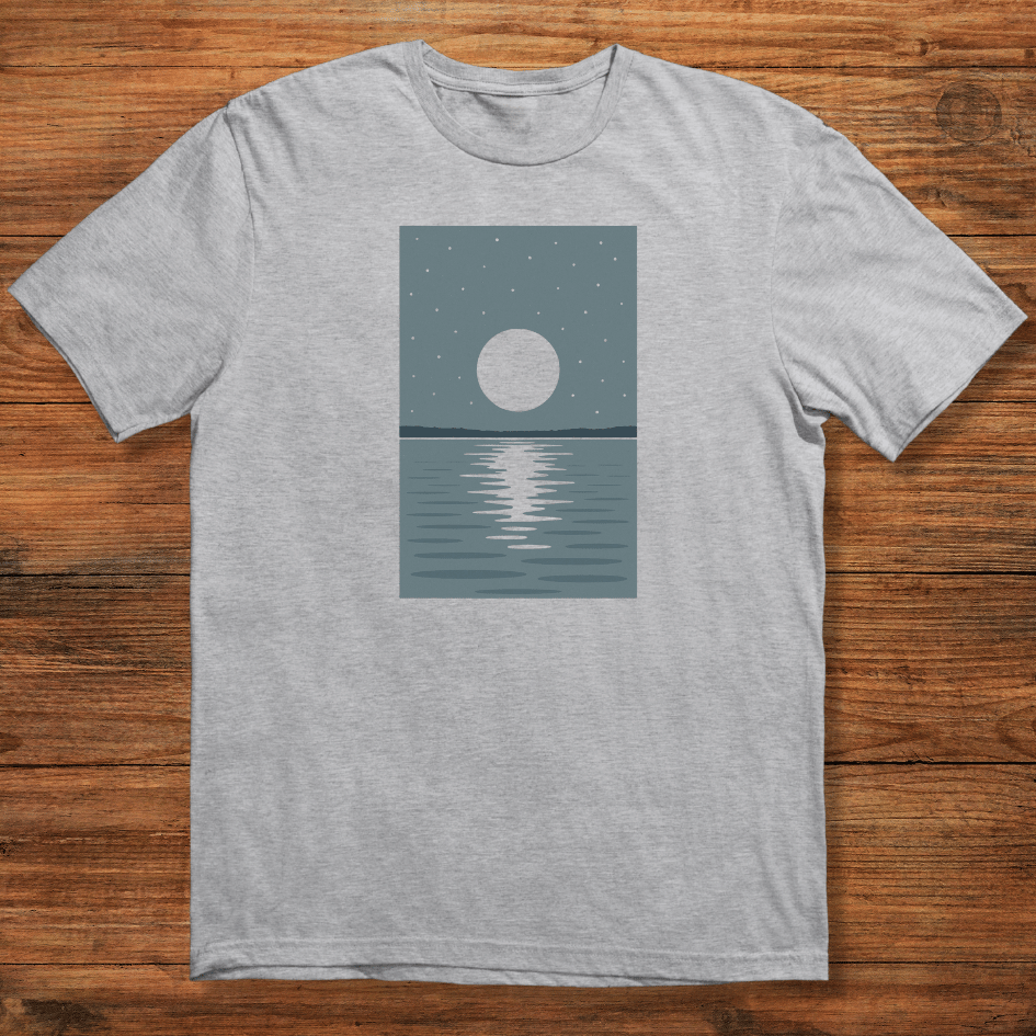 Lake Horizon Reflection T-shirt