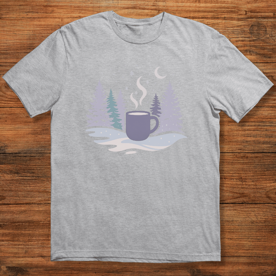 Cozy Brew in the Snow T-shirt