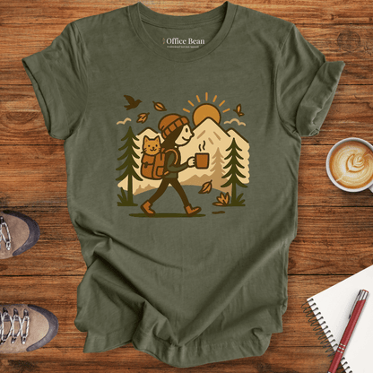 Cat Brew and Roam Female T-shirt