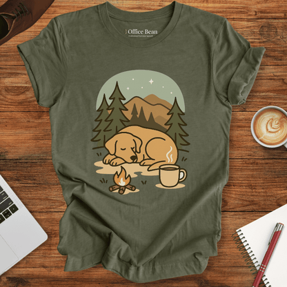 My coffee, dog and Camping T-shirt