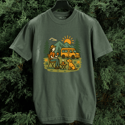 Coffee & Camper Life with My Dog T-shirt