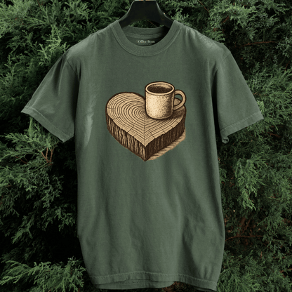 Heart Wood Coffee T-shirt