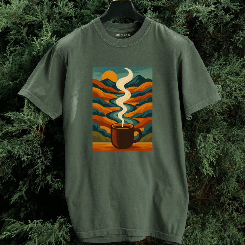 Coffee Beyond Mountains and Rivers T-shirt