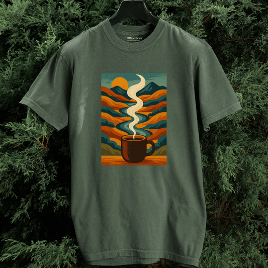 Coffee Beyond Mountains and Rivers T-shirt