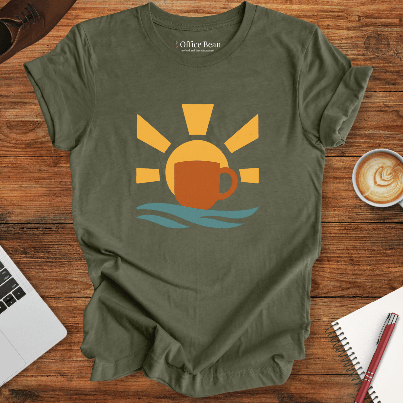 Rise & Coffee Sips T-Shirt
