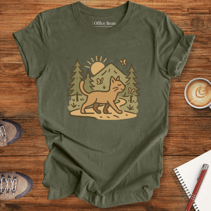 Forest Path Cat Walk T-shirt