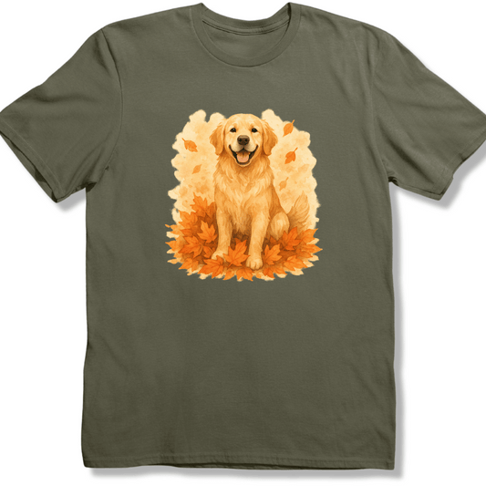 Golden Retriever Fall Joy T-shirt