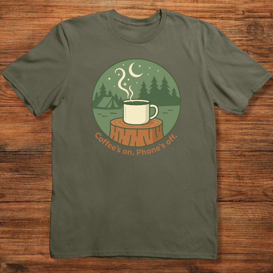 Coffee’s On. Phone’s Off T-shirt
