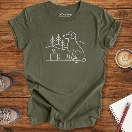 Coffee, Dog and Calm T-shirt