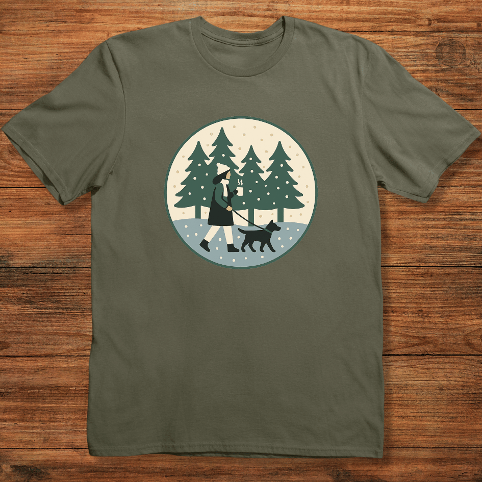 Winter Walks & Warm Sips T-shirt
