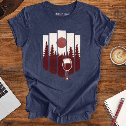 Forest Stripes and a Wine T-Shirt