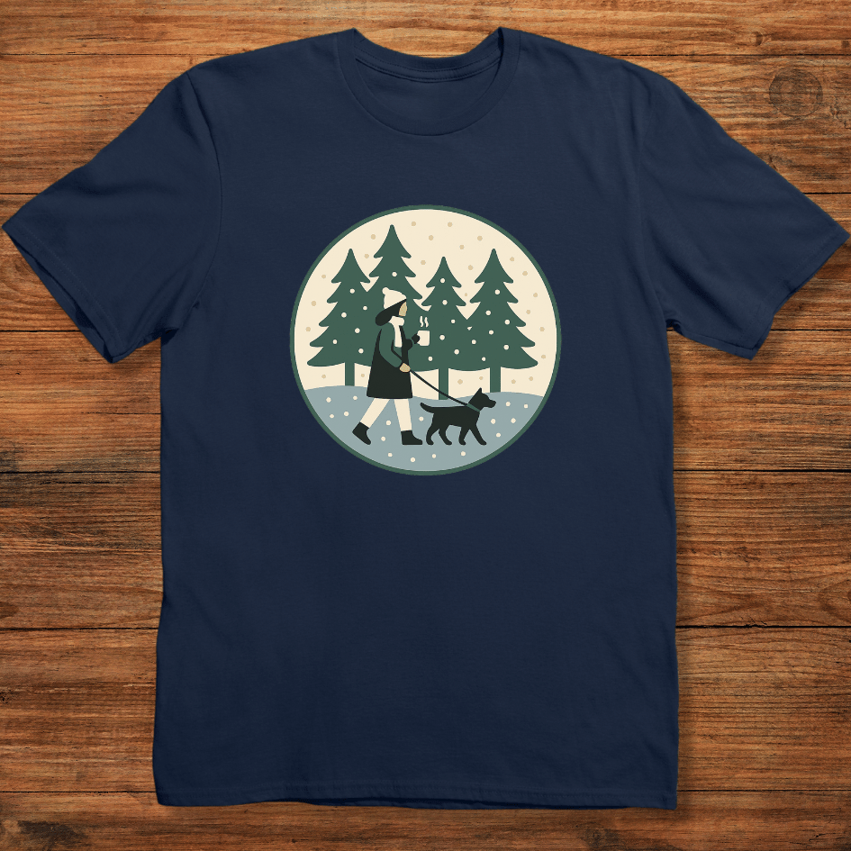Winter Walks & Warm Sips T-shirt