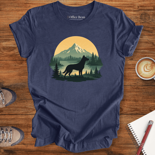 Wilderness Watcher Dog T-shirt