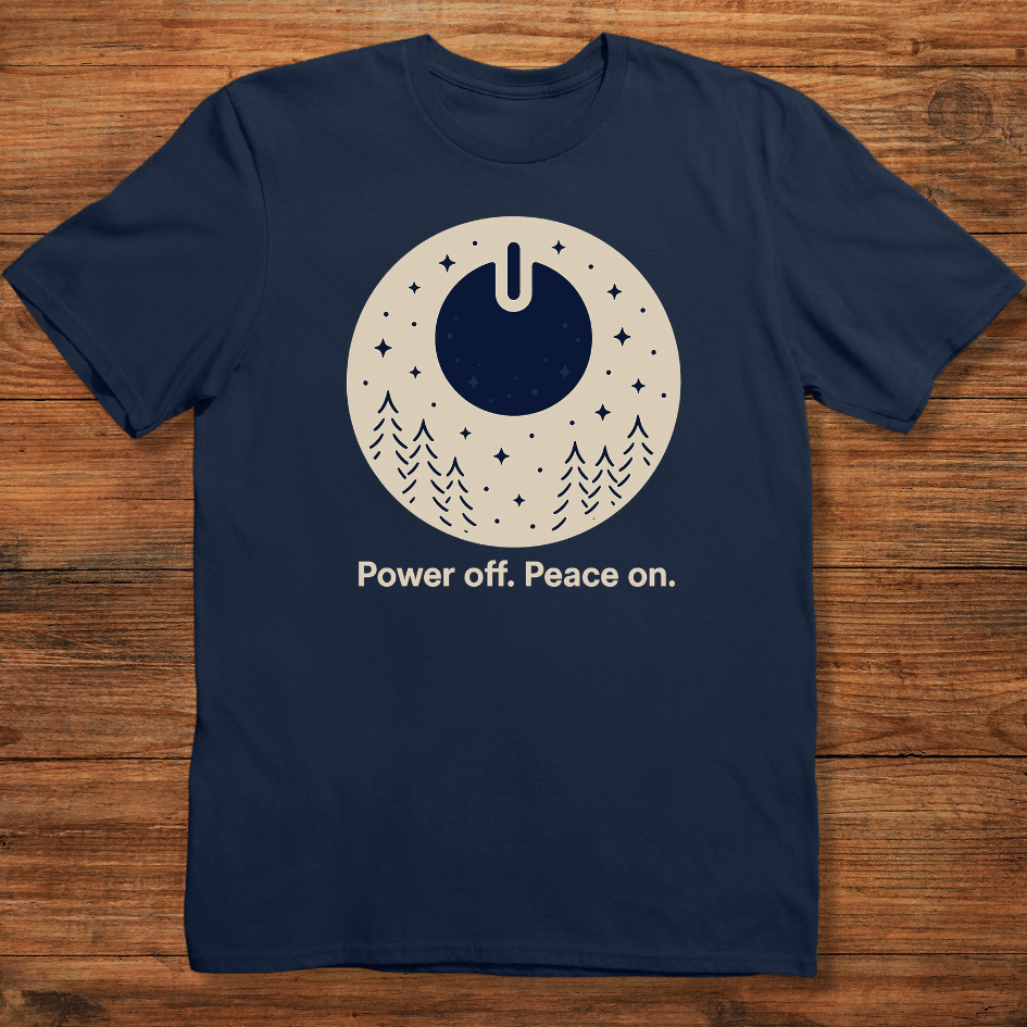 Power Off. Peace On T-shirt