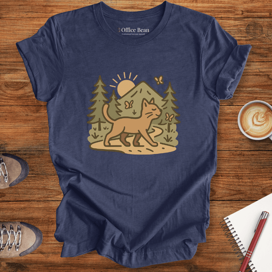 Forest Path Cat Walk T-shirt