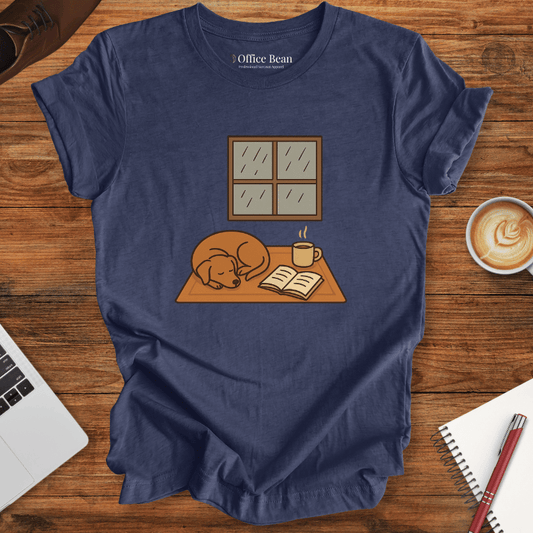 My coffee, dog and Book T-shirt