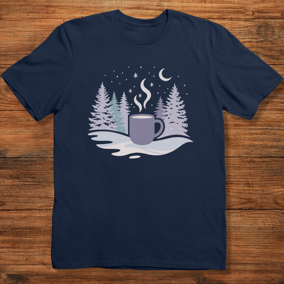 Cozy Brew in the Snow T-shirt
