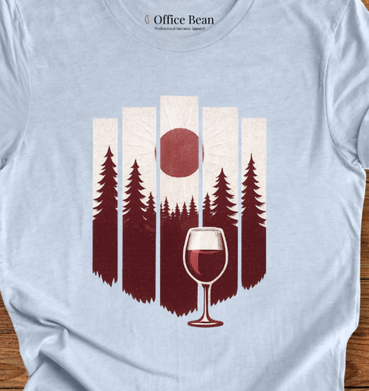 Forest Stripes and a Wine T-Shirt