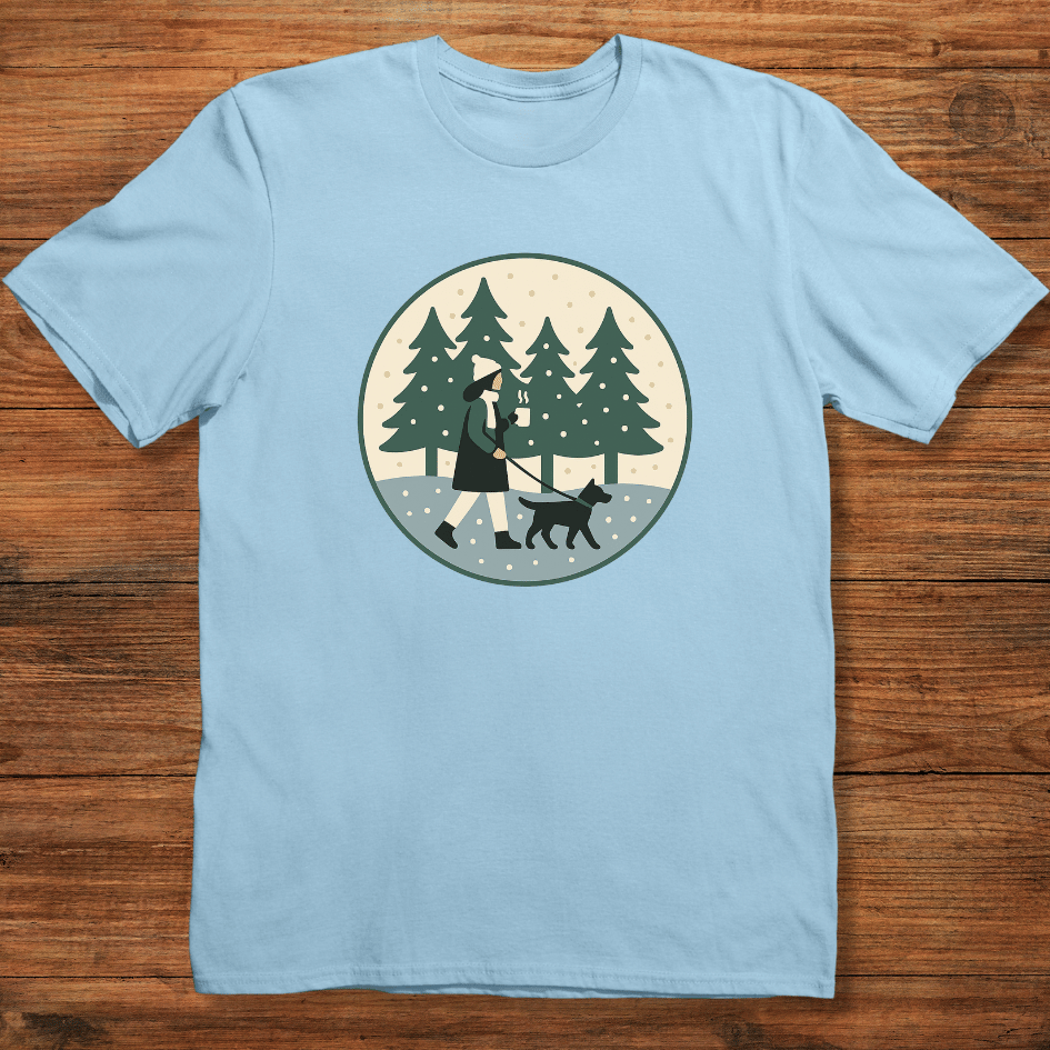 Winter Walks & Warm Sips T-shirt