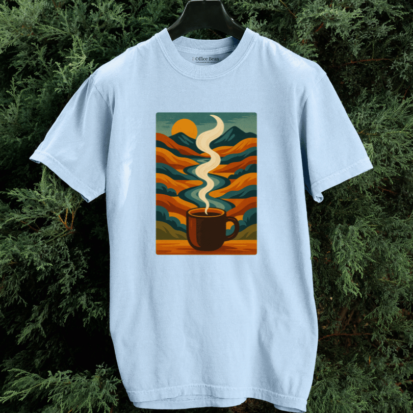Coffee Beyond Mountains and Rivers T-shirt