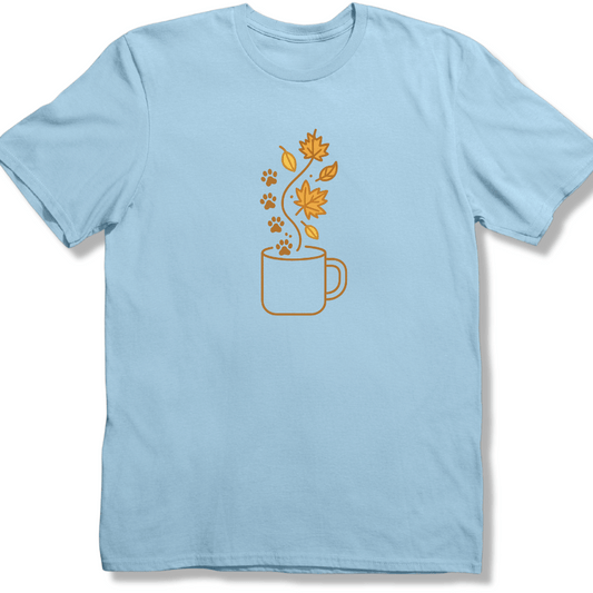 Paws & Autumn Leaves T-shirt