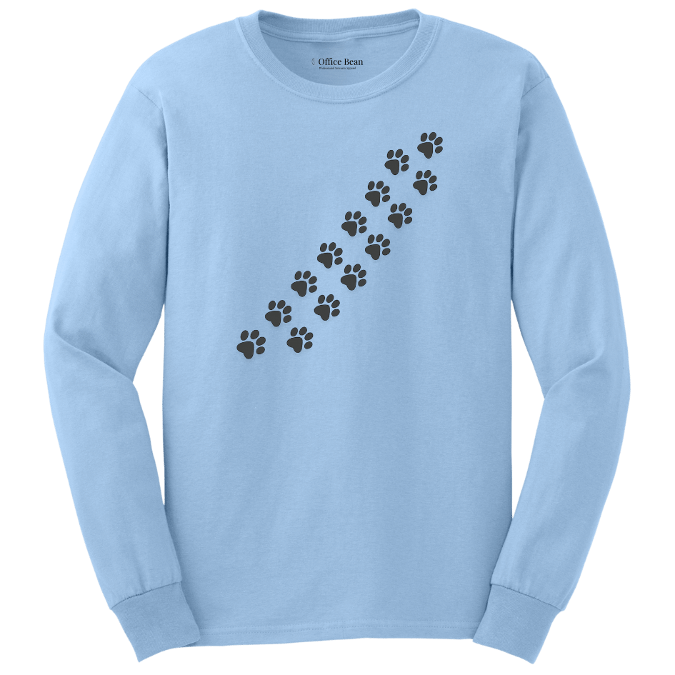 Trail of Paws Longsleeves T-shirt