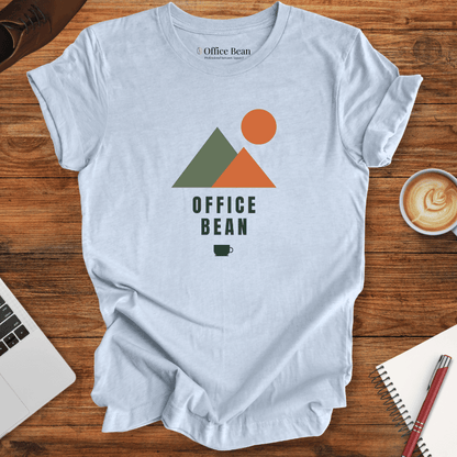 Mountains and Coffee Geometry T-Shirt
