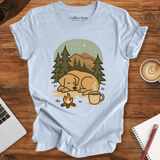 My coffee, dog and Camping T-shirt