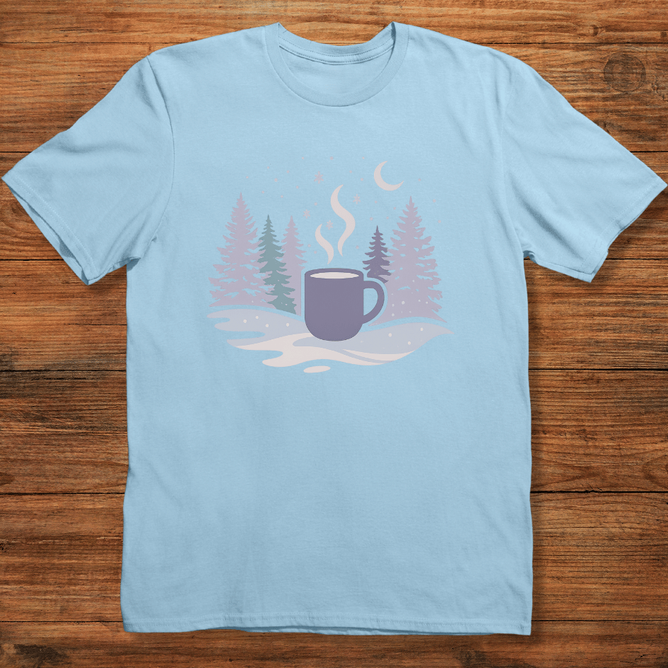 Cozy Brew in the Snow T-shirt