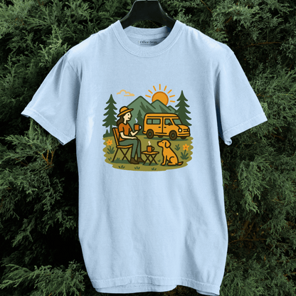 Coffee & Camper Life with My Dog T-shirt