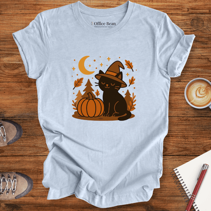 Witch Cat & Pumpkin Nights T-shirt