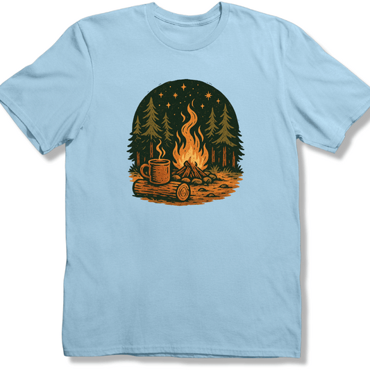 Campfire nights and Coffee T-shirt