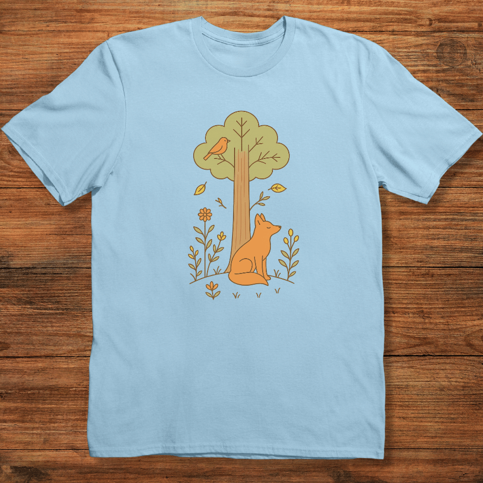 Fox Under Tree T-shirt