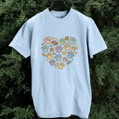 Pet Paws Heartshape T-shirt