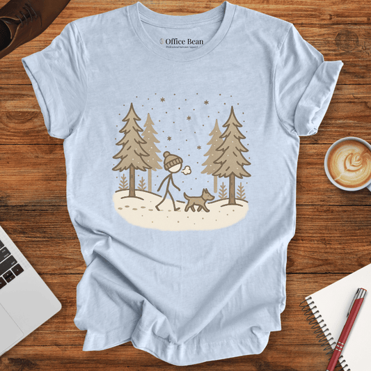 Dog Winter Walk T-shirt