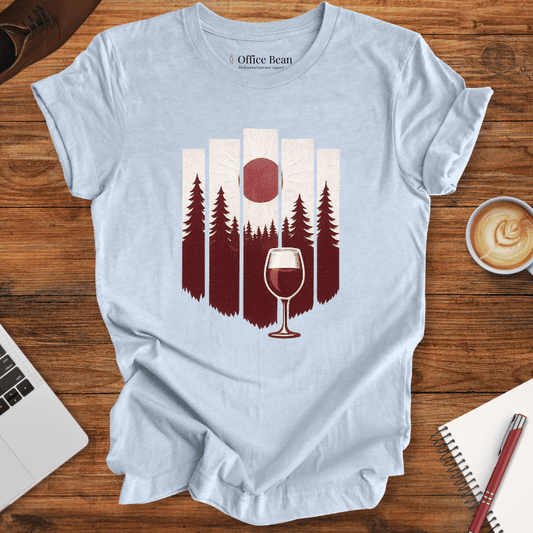 Forest Stripes and a Wine T-Shirt