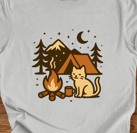 Campfire Cat Adventures T-shirt