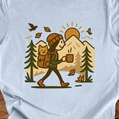 Cat Brew and Roam Female T-shirt
