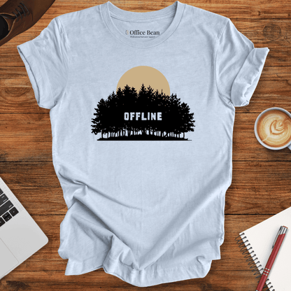 Offline Sunset and Forest T-Shirt