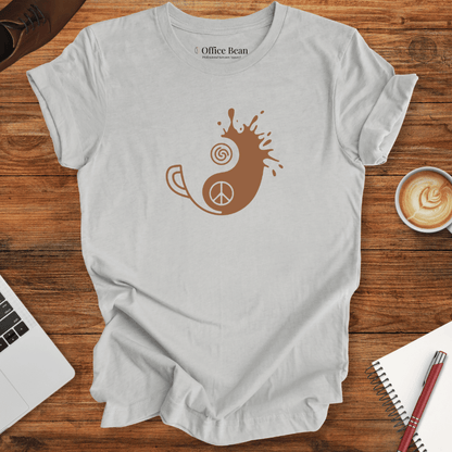 Ying and Yang Simple Coffee T-Shirt