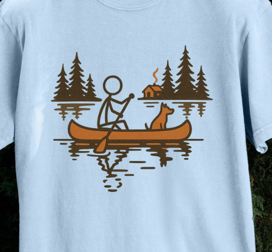 Paddle and Dog T-shirt
