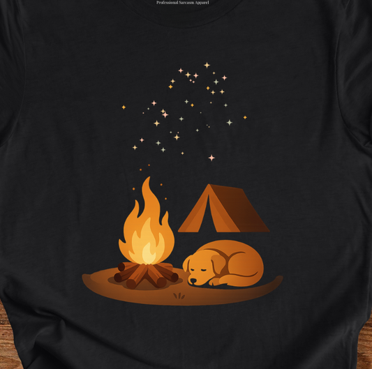 Campfire Dreams and Stars T-shirt